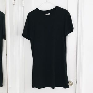 Madewell Black T-Shirt Mini Dress
